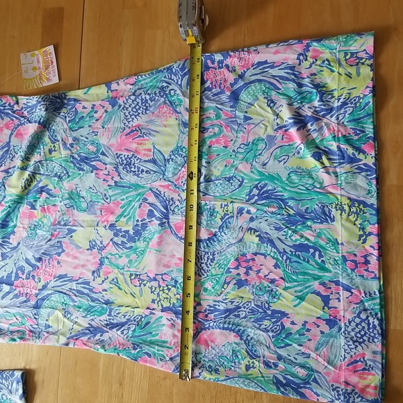 Lilly Pulitzer UPF 50+ Sophie Dress Multi Mermaids Cove - Picture 4 of 13